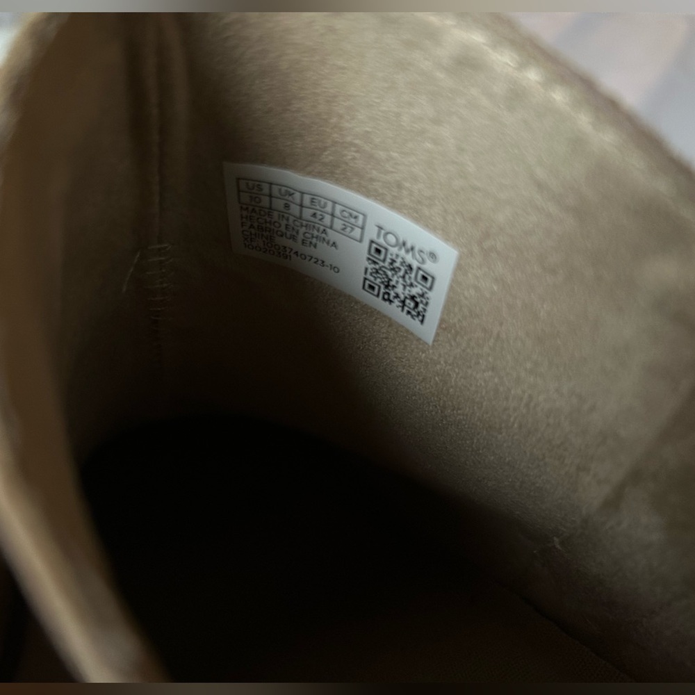 Toms Beige Suede Ankle Booties - Picture 6 of 9
